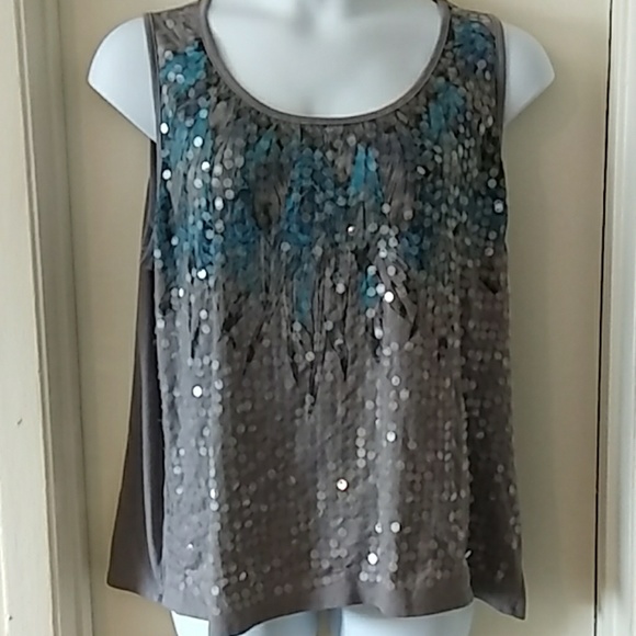 Cato Tops - Sequin tank